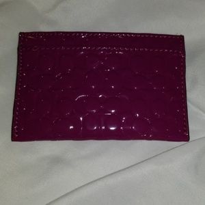 Coach Card Holder with classic C design